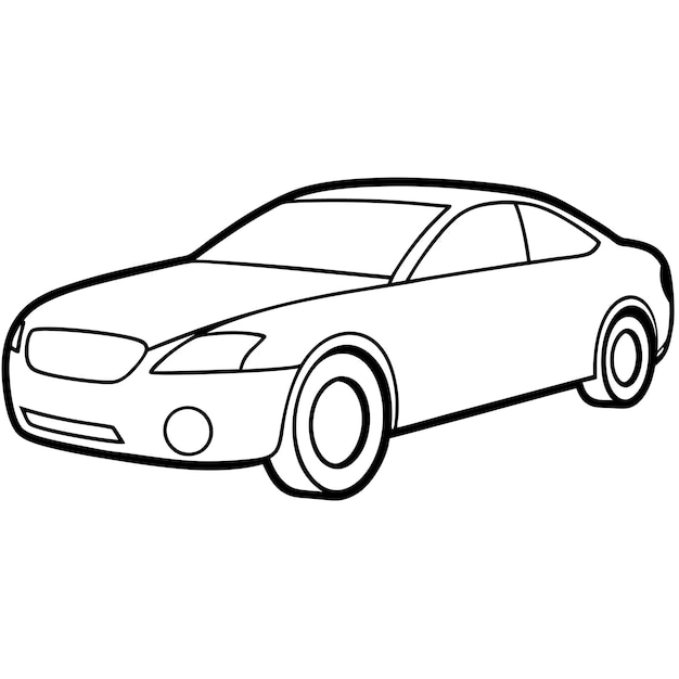 un dibujo de un auto con la palabra auto escrita
