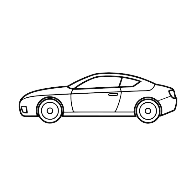 un dibujo de un auto con la palabra auto escrita