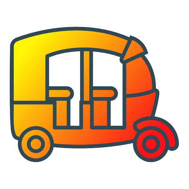 un dibujo de un autobús con una tapa amarilla que dice ej