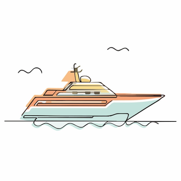 un dibujo de un barco que dice el nombre en la parte inferior