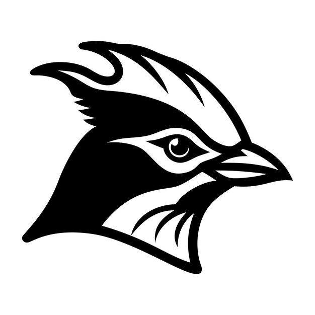 un dibujo en blanco y negro de un águila con un fondo blanco