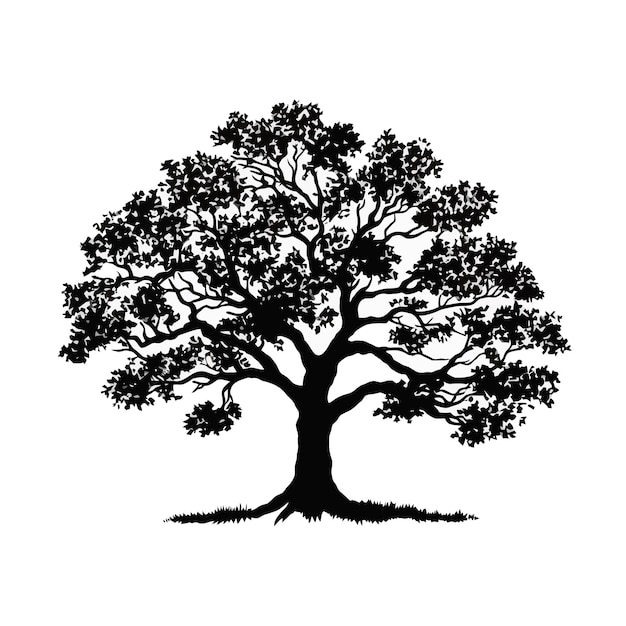 Un dibujo en blanco y negro de un árbol con una cita de la empresa de la empresa.