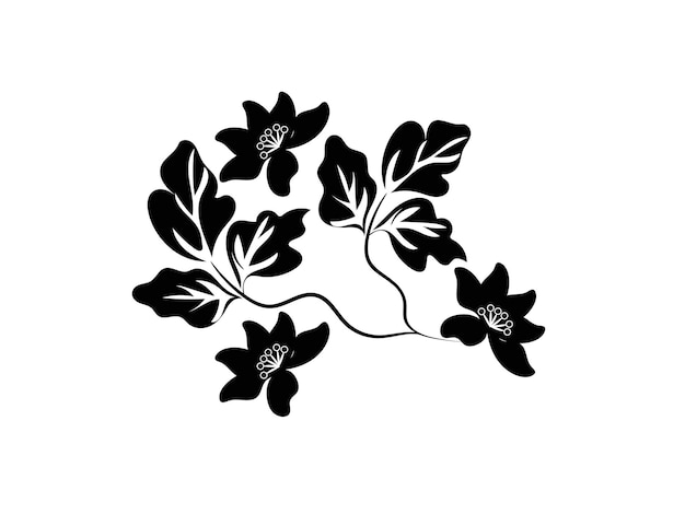 Vector un dibujo en blanco y negro de un árbol con la palabra dan en él