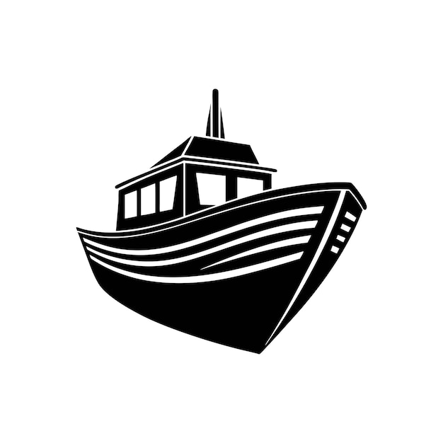 un dibujo en blanco y negro de un barco con la palabra barco en él