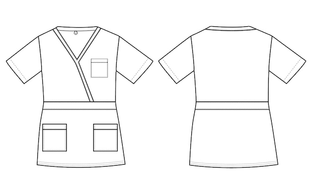 un dibujo en blanco y negro de una camisa con un cuello que dice camisa