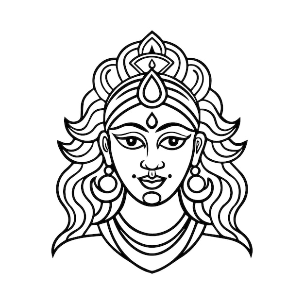 un dibujo en blanco y negro de una cara con una cara en él
