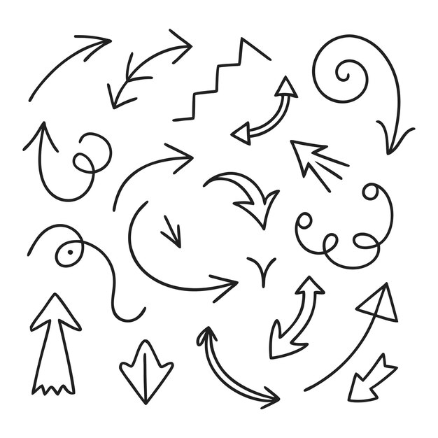 un dibujo en blanco y negro de un círculo con flechas que apuntan a la derecha