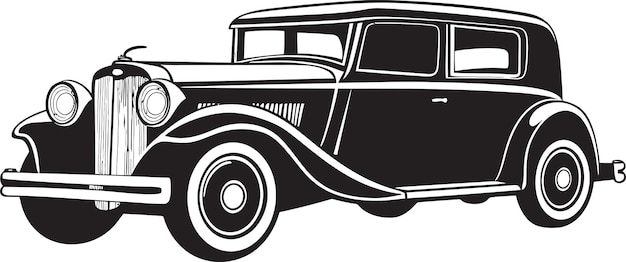 un dibujo en blanco y negro de un coche negro con la palabra Ford en él