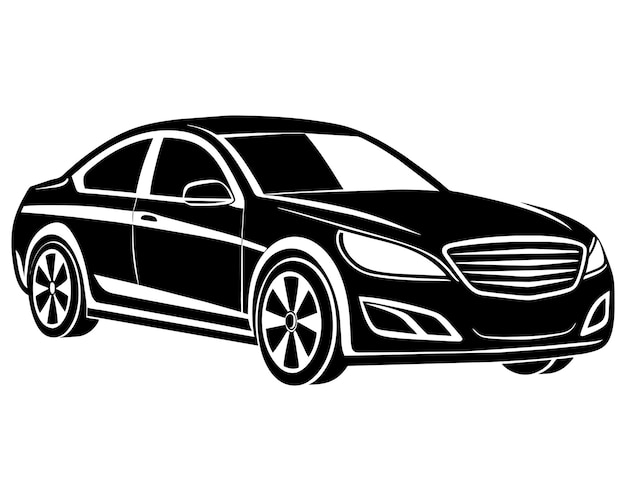 un dibujo en blanco y negro de un coche con la palabra Honda en él