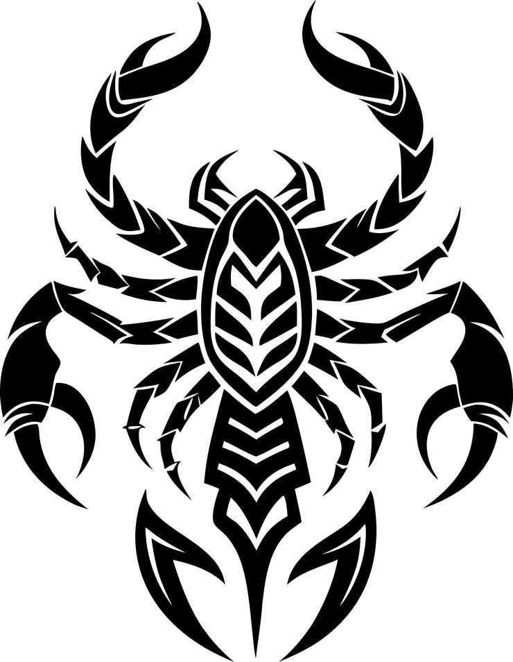 Un dibujo en blanco y negro de un diseño abstracto en negro y blanco