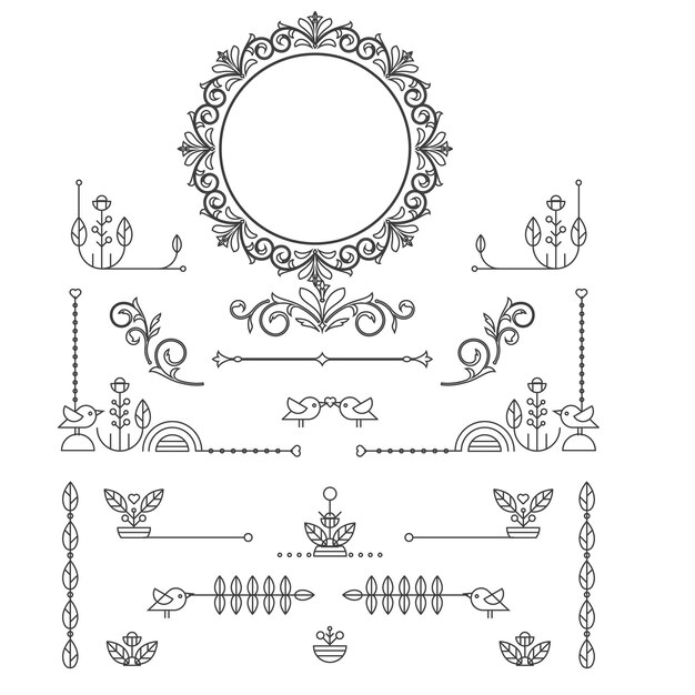 un dibujo en blanco y negro de un espejo y un marco con una imagen de un reflejo
