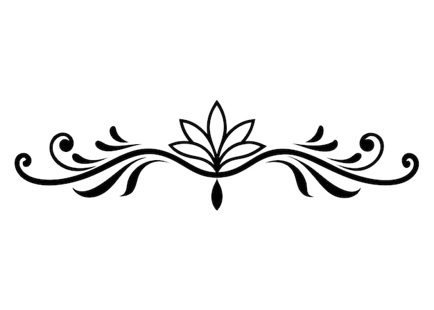 un dibujo en blanco y negro de una flor sobre un fondo blanco