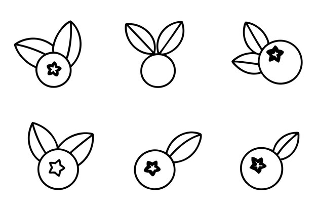 un dibujo en blanco y negro de una fruta con las palabras estrella en él