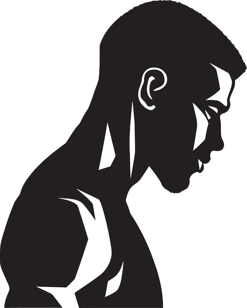 un dibujo en blanco y negro de un hombre y una mujer