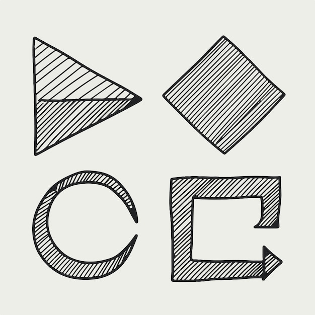un dibujo en blanco y negro de una letra e