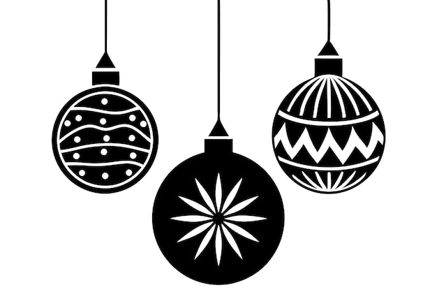 un dibujo en blanco y negro de un ornamento de Navidad con una estrella en él