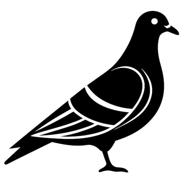 un dibujo en blanco y negro de un pájaro con un fondo blanco