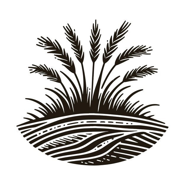un dibujo en blanco y negro de una palmera y la palabra mar en él