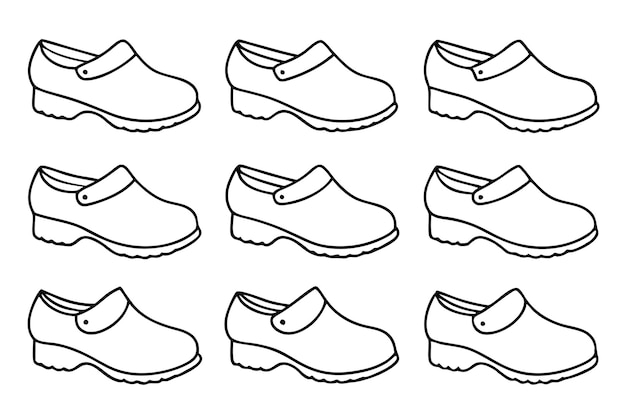 un dibujo en blanco y negro de un par de zapatos con un vendaje en la parte inferior