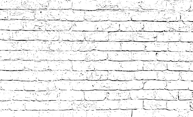 Un dibujo en blanco y negro de una pared de ladrillo un conjunto de cuatro paredes de ladrillos diferentes cuatro tipos diferentes