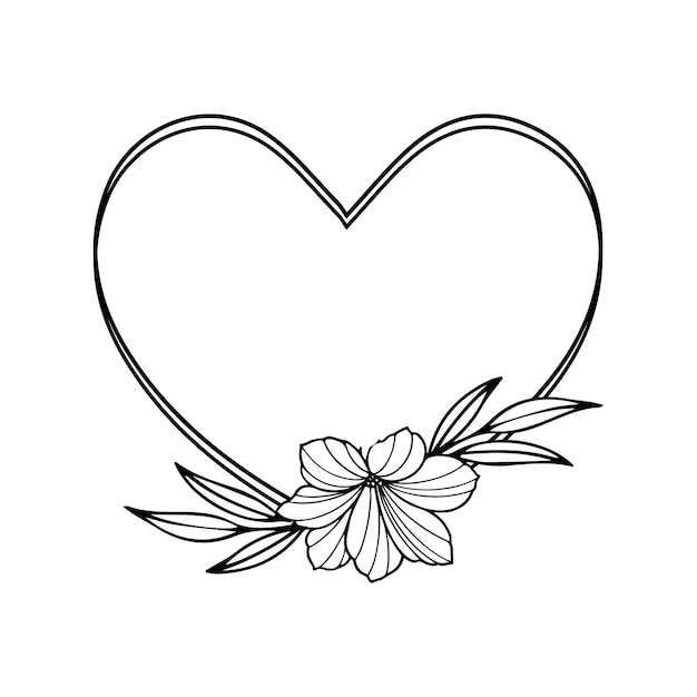 Un dibujo en blanco y negro de rosas y hojas