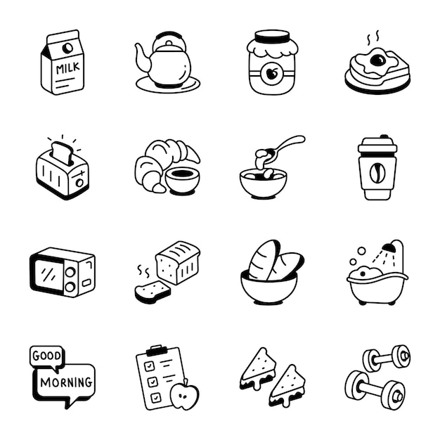 Vector un dibujo en blanco y negro de una taza de café y una taza de café.