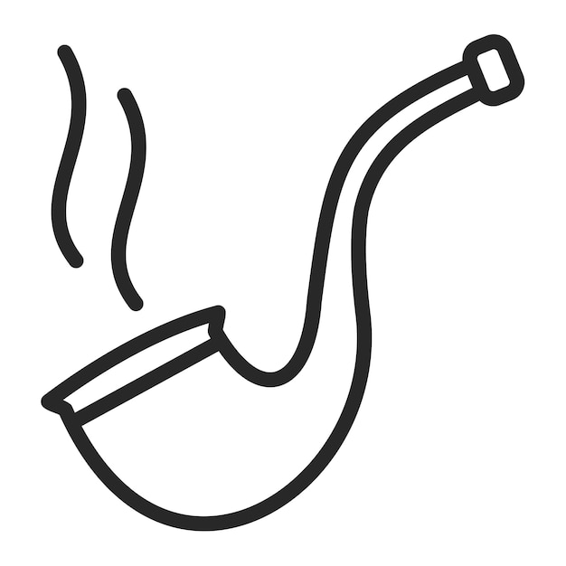 un dibujo en blanco y negro de un tubo con un mango largo