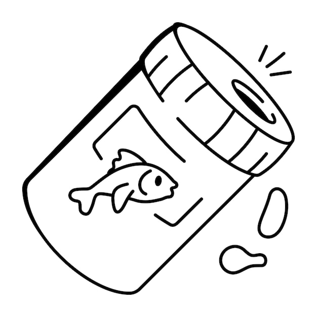 un dibujo de una botella con una imagen de dibujos animados de un pollo en él