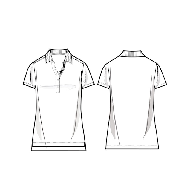 un dibujo de una camisa que dice polo en él
