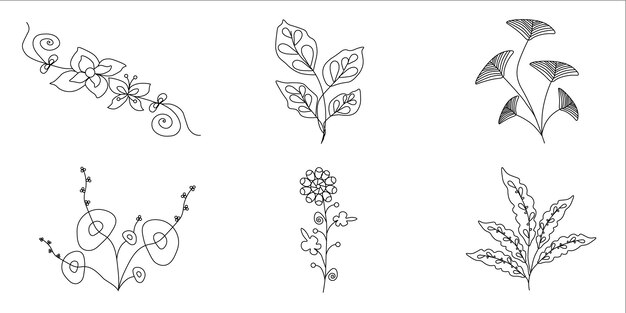 un dibujo de un caracol y una flor