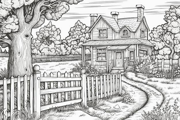 Un dibujo de una casa por persona