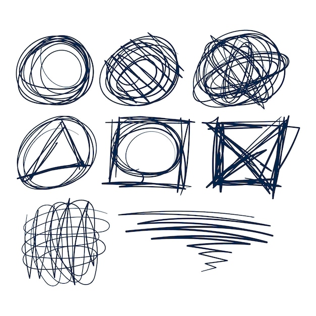 un dibujo de un círculo con un dibujo azul y blanco de un círcolo y un círculo