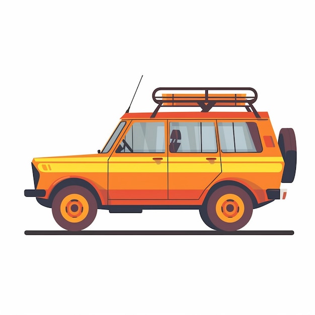 un dibujo de un coche que dice camión de bomberos en él