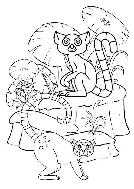 Dibujo para colorear de animales