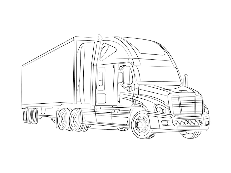 Dibujo para colorear del arte del esquema del coche de los niños Arte del dibujo del deporte