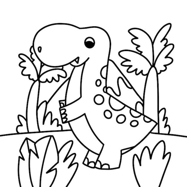 Dibujo para colorear Dinosaurios