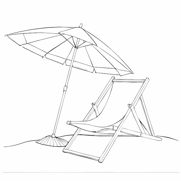 un dibujo de una computadora portátil y un paraguas con una imagen de una laptop en él
