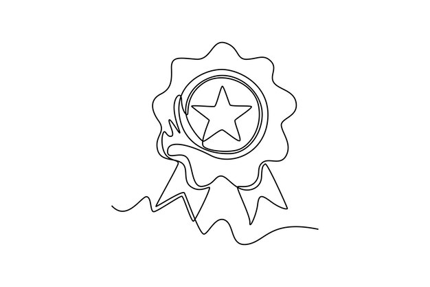Dibujo continuo de una línea concepto de servicio al cliente Ilustración gráfica vectorial de diseño de dibujo de una sola línea