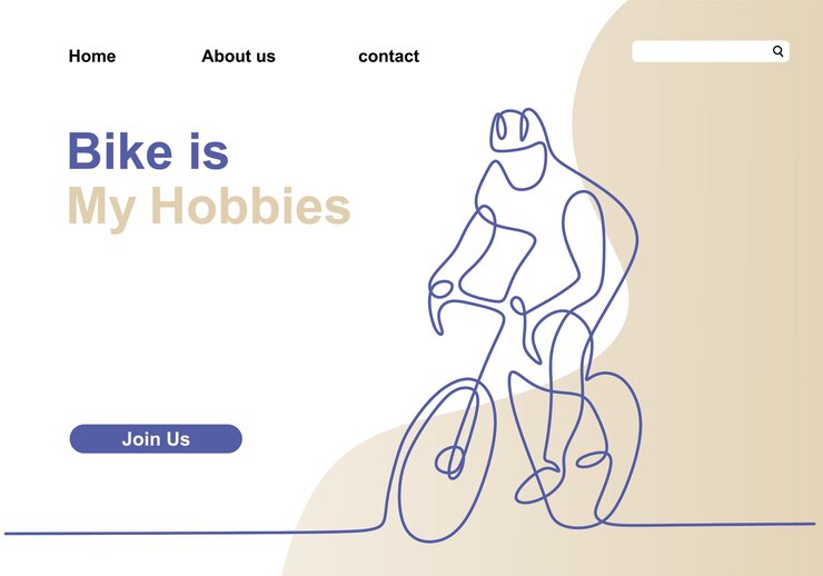 Dibujo continuo de una línea hombre en bicicleta Hombre joven montando bicicleta dibujo lineal negro aislado sobre fondo blanco Concepto de transporte ecológico Se puede utilizar para póster de banner web
