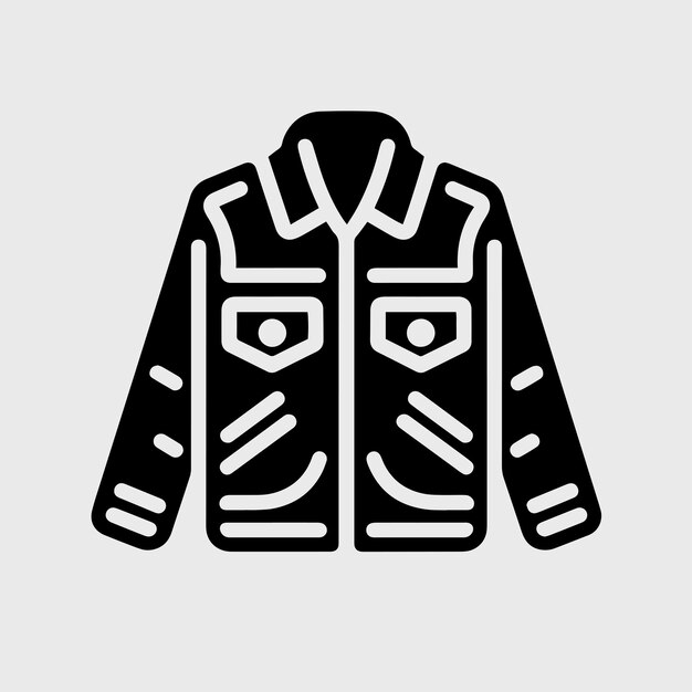 Dibujo del contorno de la camisa Icon Vector Art