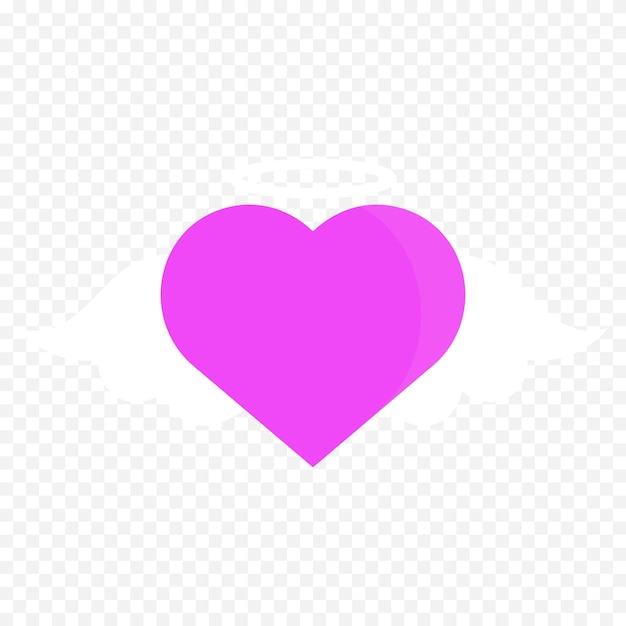 Dibujo de corazón dibujado a mano en fondo blanco