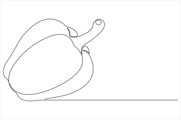 un dibujo de un corazón con una línea dibujada en él