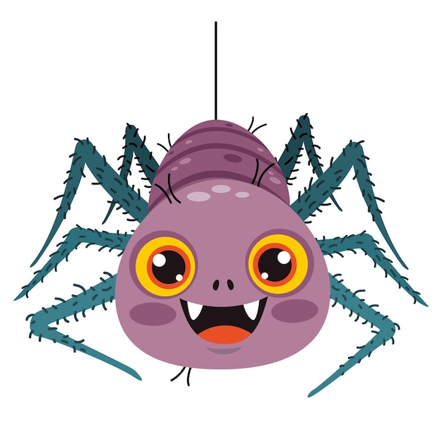 dibujo de dibujos animados de una araña