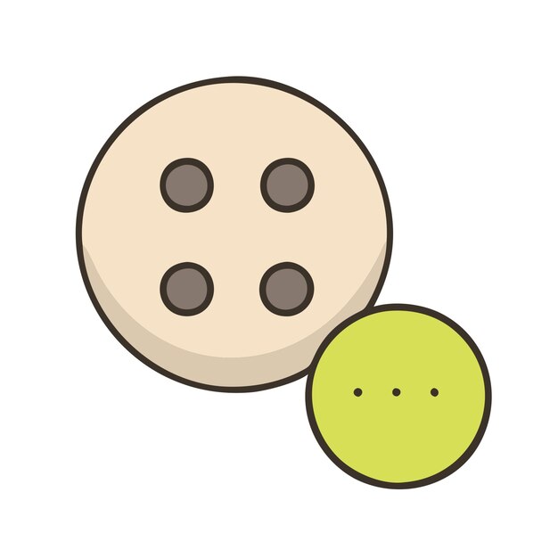 un dibujo de dibujos animados de una bola verde y una bola verde con una bola verde en ella