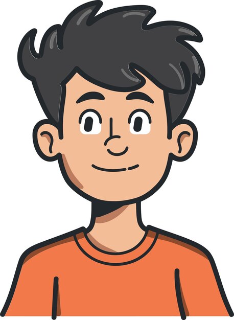 un dibujo de dibujos animados de un hombre con una camisa que dice im a