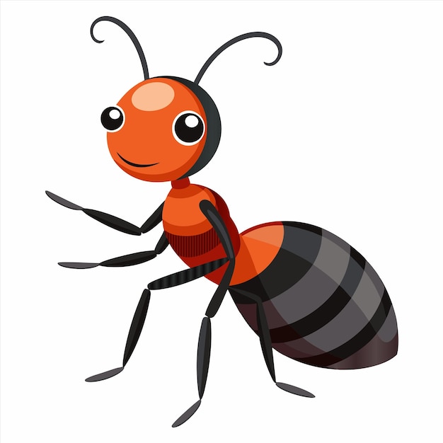 un dibujo de dibujos animados de un insecto con una cara que dice "insecto"