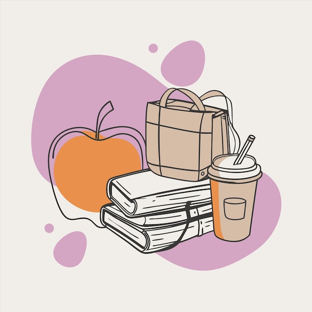 un dibujo de dibujos animados de lápices y lápices