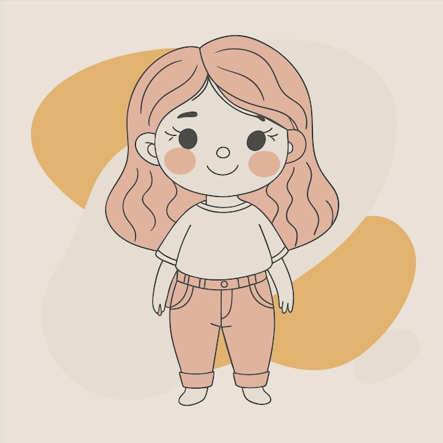 un dibujo de dibujos animados de una muñeca con una cara que dice la palabra cita en él