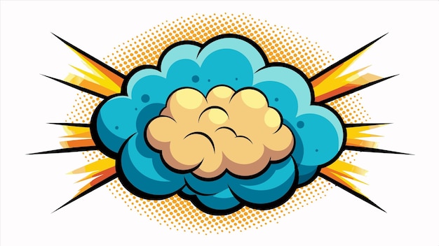 un dibujo de dibujos animados de una nube con las palabras " nube " en ella