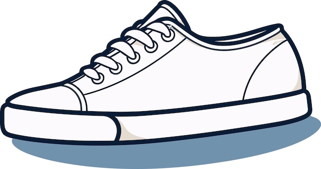 un dibujo de dibujos animados de un zapato que tiene la palabra zapato en él